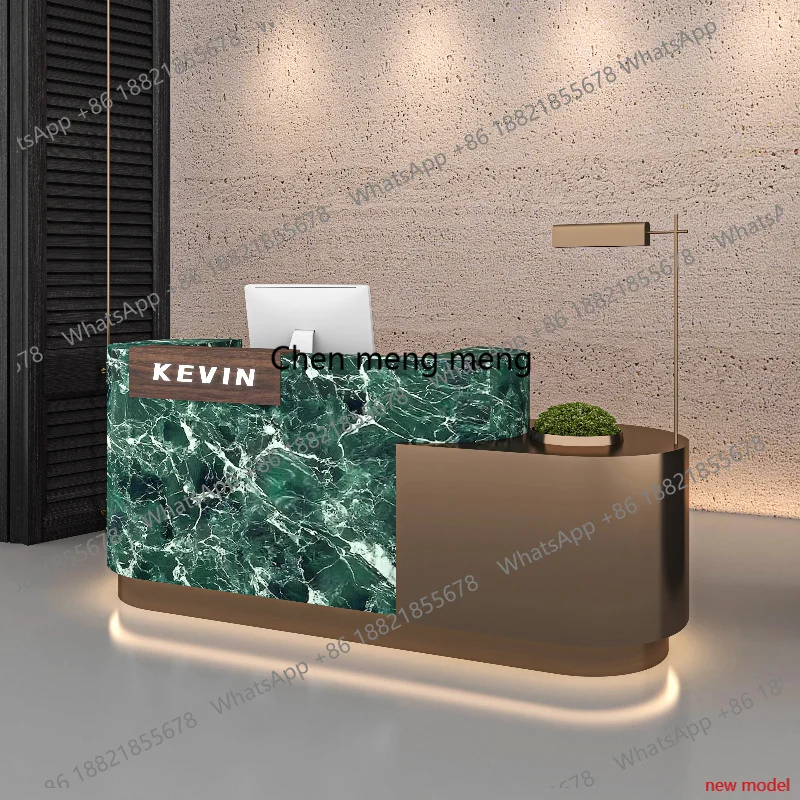 

AB03Reception Desks Contemporary Tresen Rezeption Office Furniture Designer Cashier Modern Restaurant Retail Store Reception Des