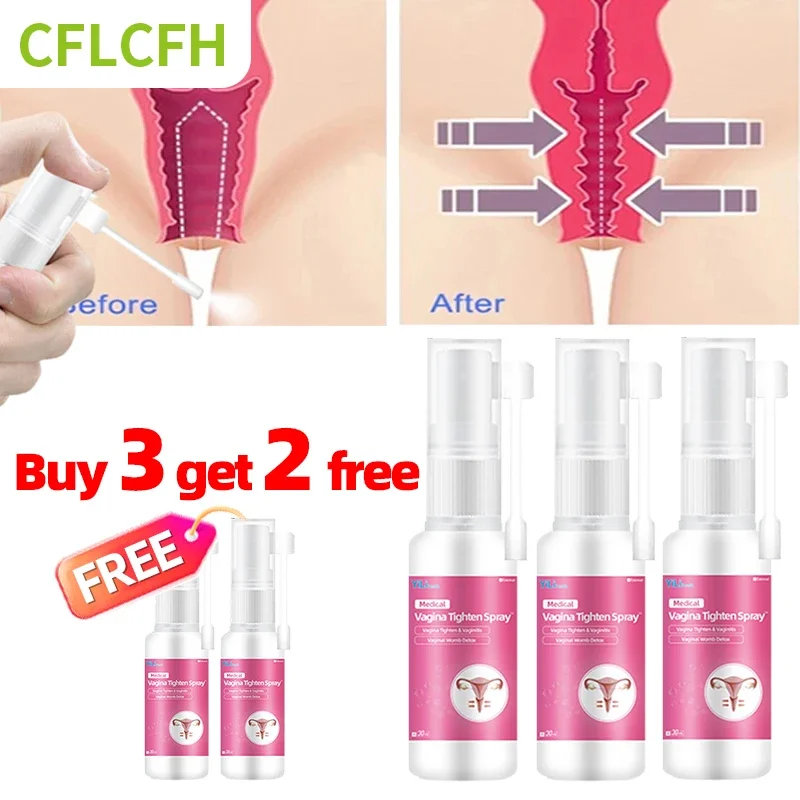 5Pcs Natural Vaginal Tightening Spray Feminine Hygiene Products And Vagina Narrow Shrinking Gynecological Cream Privates Care