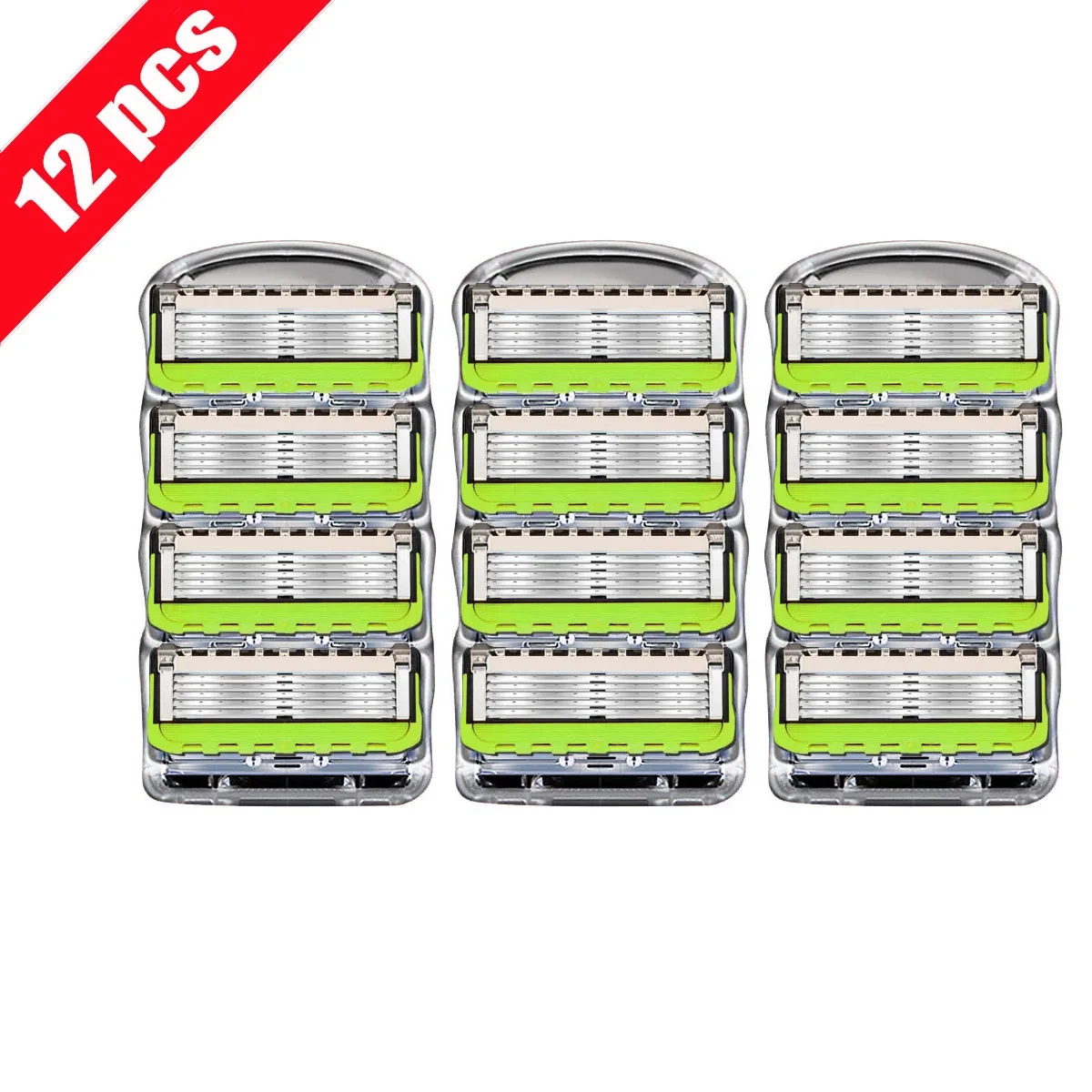 4-32 szt. Ostrze ze stali nierdzewnej ostre 5-warstwowe maszynka do golenia bezpieczeństwa do ręcznej maszynki do golenia Fusion wymiana ostrzy wkłady ostrza