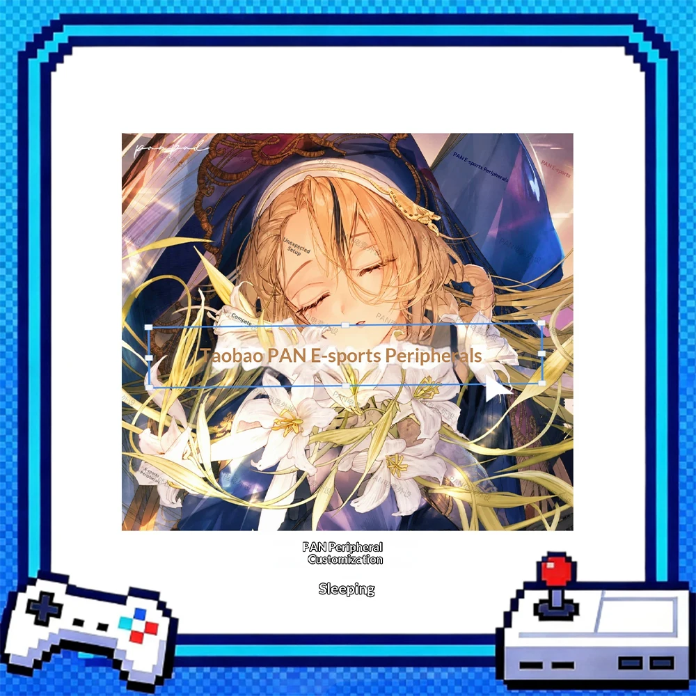 PAN Esports Sleep Glass Gaming Mousepad  FPS Both Control And Smooth Mouse Pad For VALORANT TTK CSGO PC Accessories For Gifts