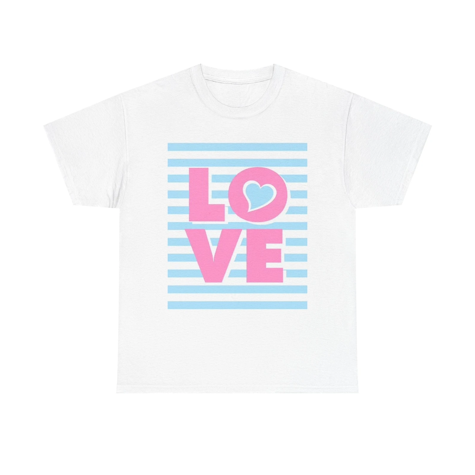 

Love Hearts Graphic T Shirt BRAND NEW Unisex Heavy Cotton Tee