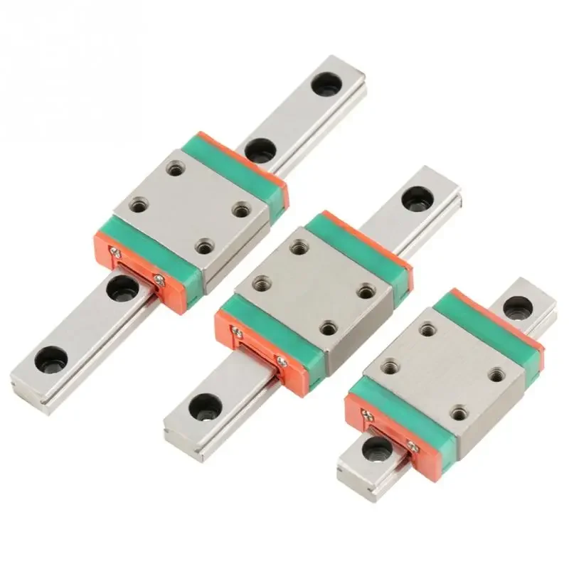 Linear Guide 40mm/55mm/70mm LWL7B Miniature Linear Rail Guide 7mm Width + Slide Block Tools LWL7B Block linear rail guide block