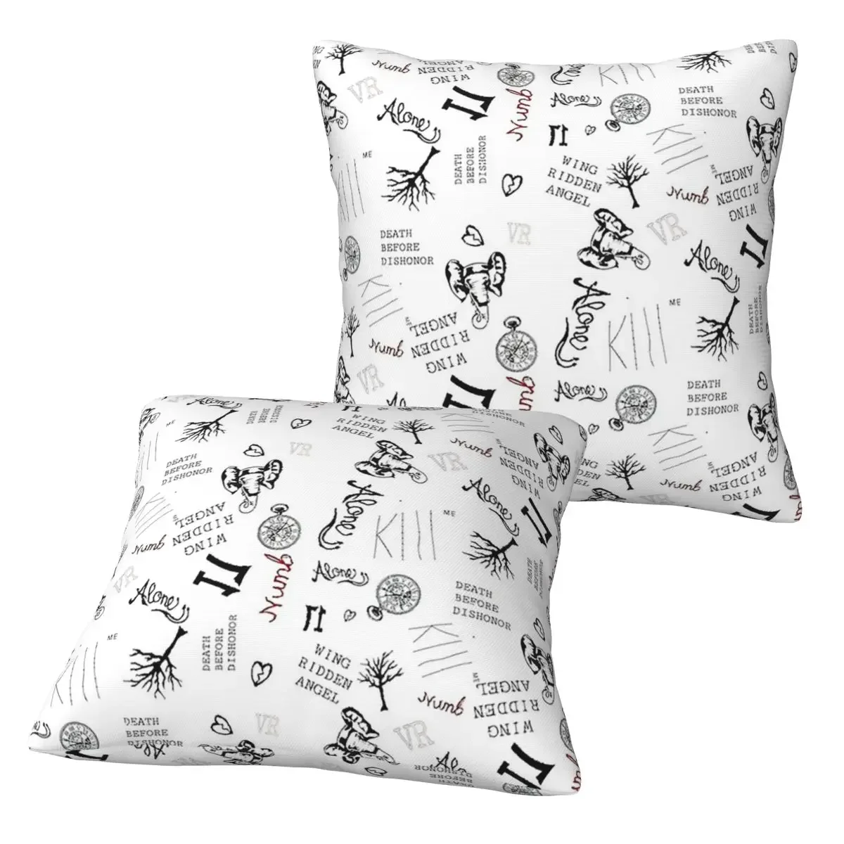 

XXXTentacion татуировки обои рюкзак 2 шт. квадратная наволочка наволочка Декор подушки удобная декоративная подушка для домашнего автомобиля