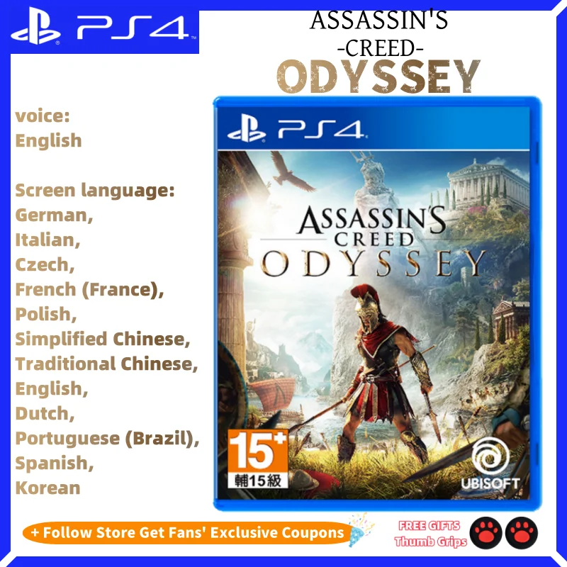 Sony Playstatio4 PS4 Genuine NEW Game CD ASSASSIN'S CREED ODYSSEY Playstation4 Game Card SONY Ps4 Games ASSASSIN'S CREED ODYSSEY