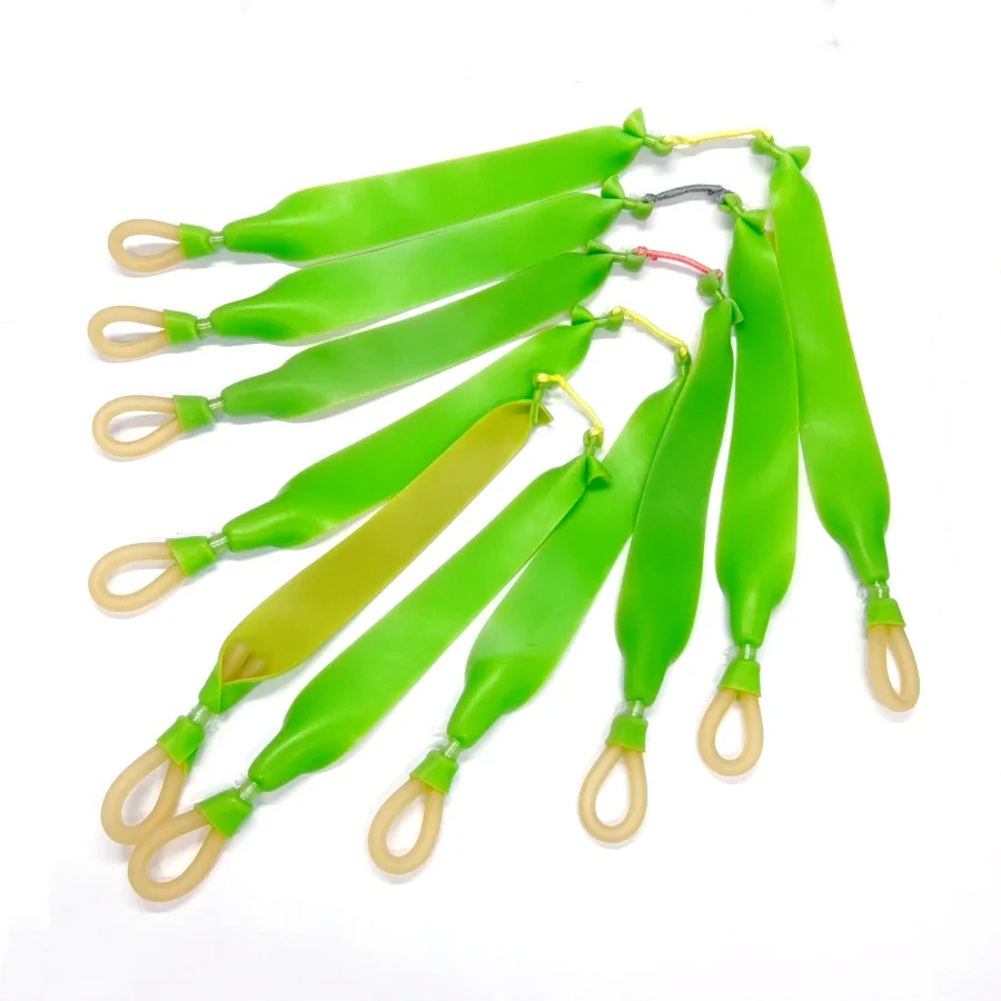 Slingshot Band Group Elastic Rubber Bands Latex Powerful Catapult Replacement Hunting Shooting Outdoor Sports Fishing