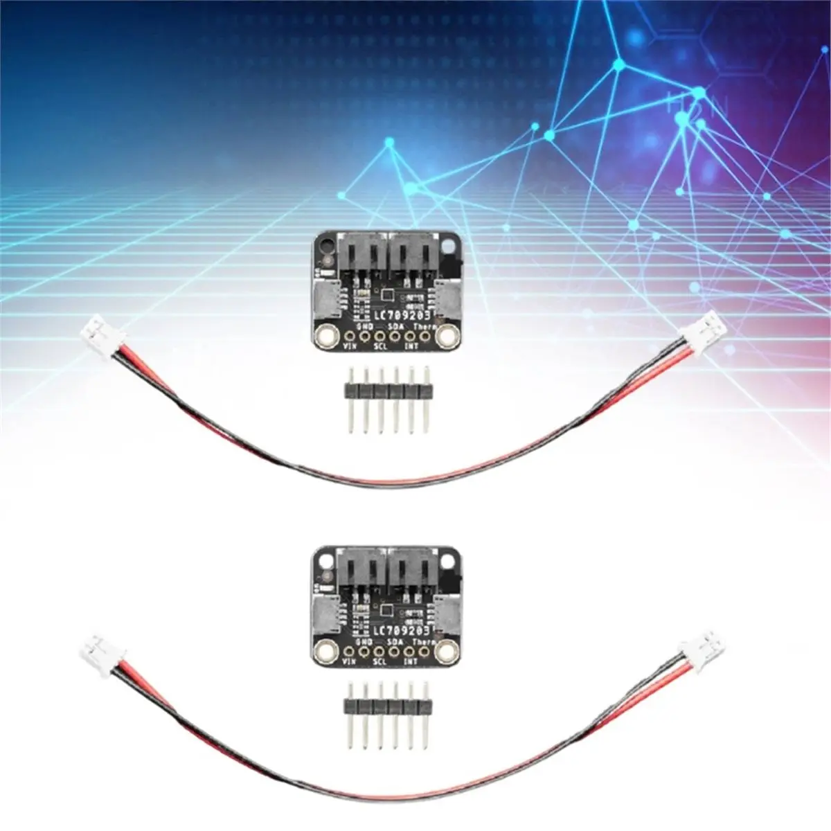 2PCS for STEMMA QT LC709203F GAUGE Battery Gauge Evaluation Board Module