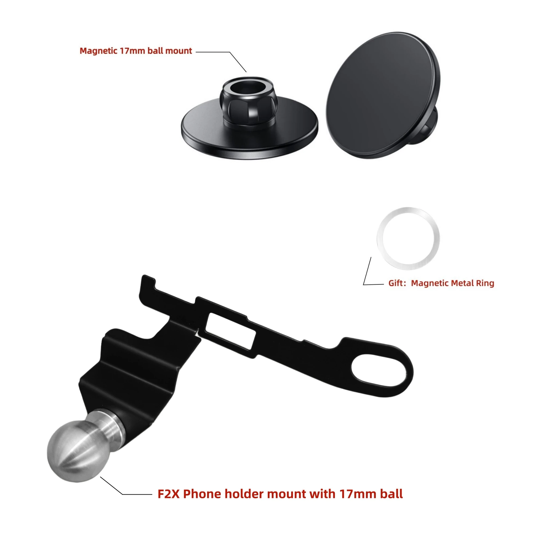 OEM+ Design Magnetische Handyhalterung Montage-Kits für BMW 1er 2er Serie F20 F21 2012-2019 F22 F23 F87 LHD 2014-2021 – Detail 2