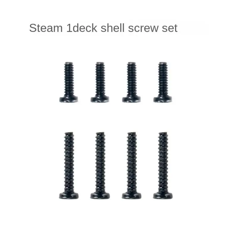 1pcs Suitable For For Steam DECK Game Handheld Case Back Cover Replacement Phillips Screw Long And Short Flat Set