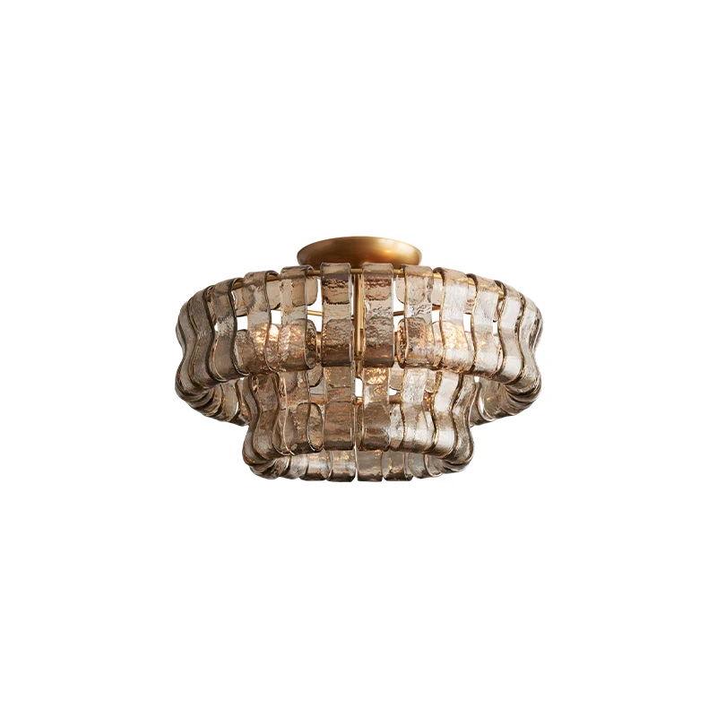 

Home Deco Murano Design 2-5 Layer Dimmable LED Chandelier Lamparas De Techo 2025 Ceiling Lamp For Foyer Dinning Room