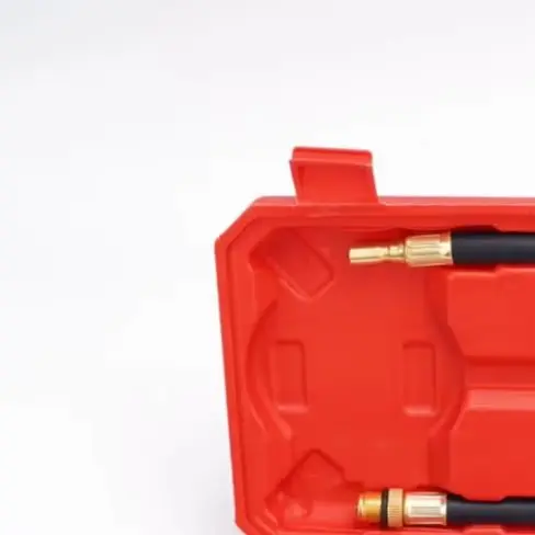 7pc Engine Tester Set With For M10 For M14 Adapters Dual Scale 0-300 PSI Gauge For Car Motorcycle Cylinder Pressure Tool