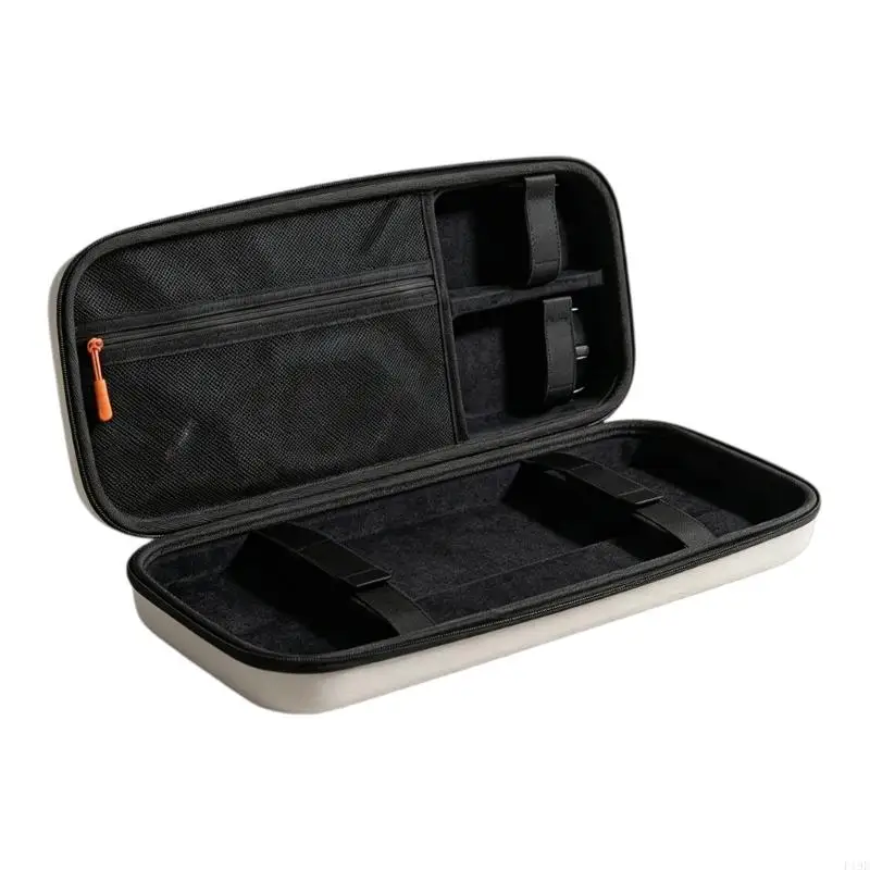 Hard Shell Keyboard Storage Case for 87 98 99 Layout Keyboards, Full Opening Travel Case for Business Travel Home Storage F19E