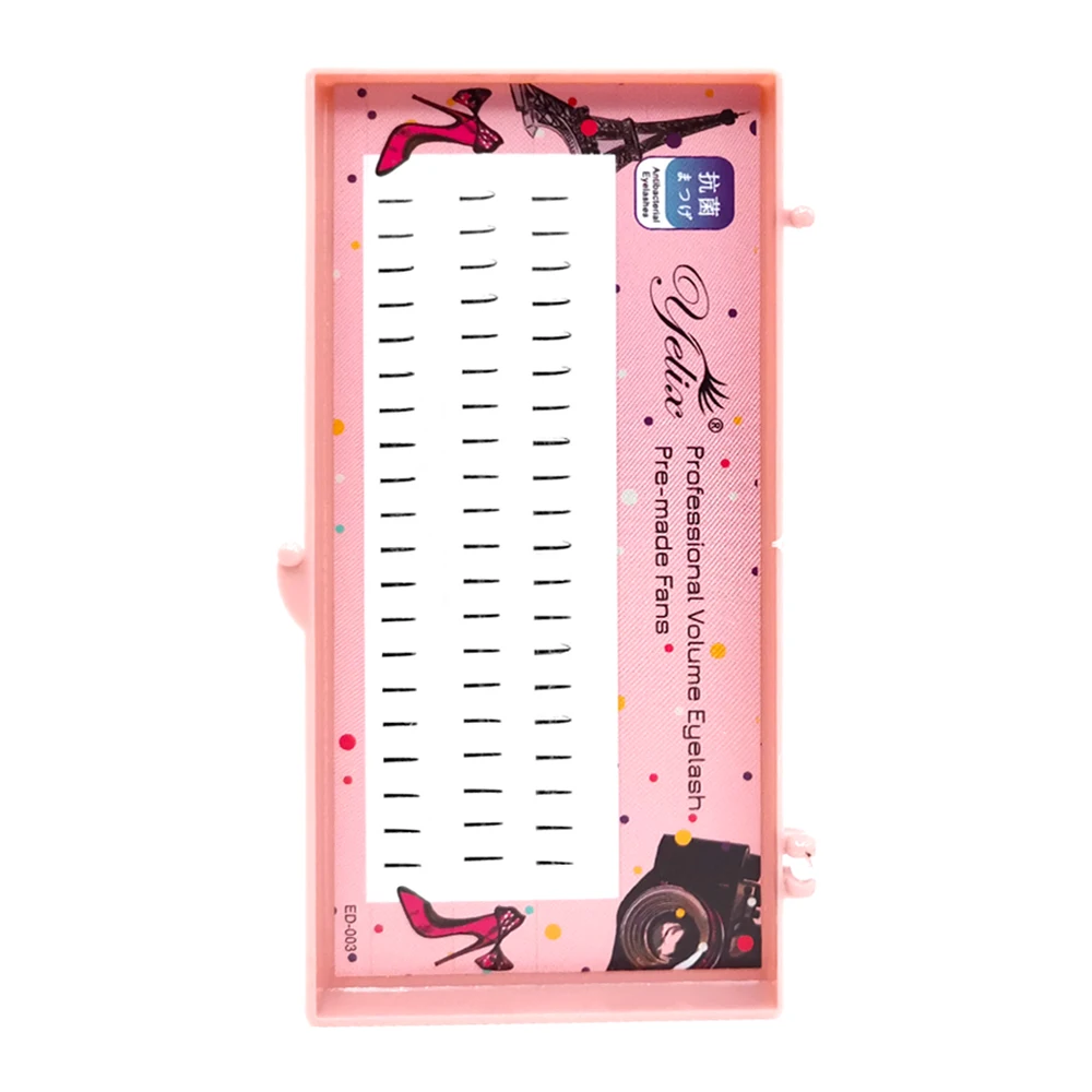 Yelix Natural Soft Individual Lashes Comic Lash C Curl Easy Grafting Makeup Extension Natural Look Daily Eyelashes Makeup view 6