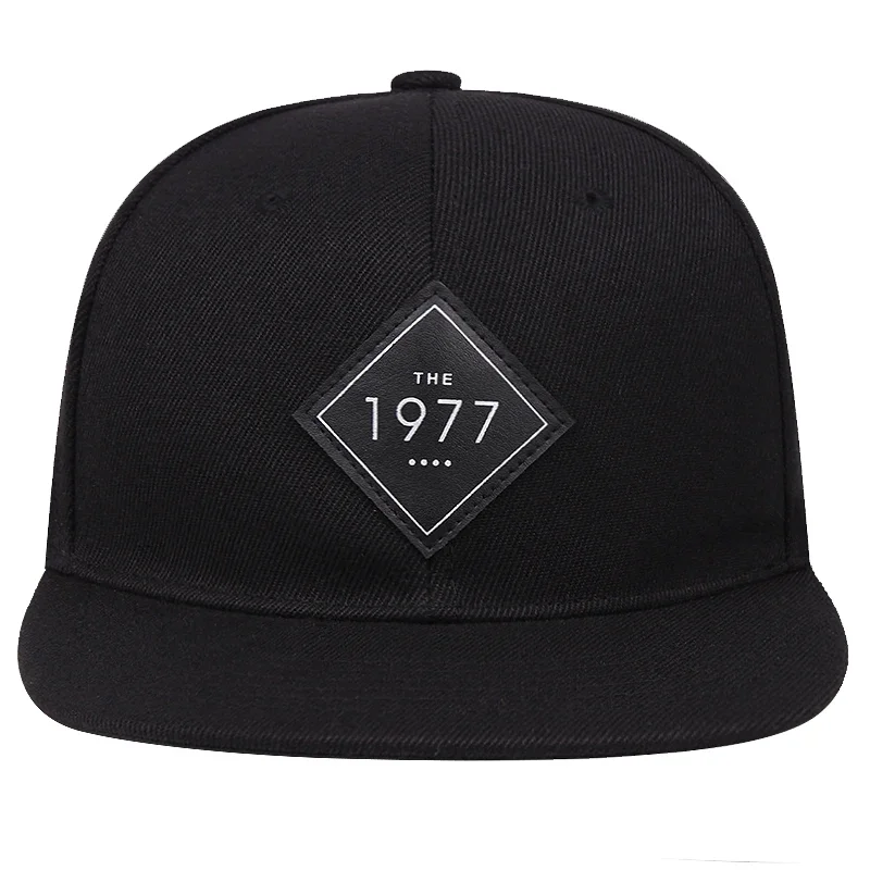 1977 Badge Snapback Cap Men Fashion Kpop Sun Hats For Men Cotton Adjustable Baseball Caps For Women Outdoor Casual Snapback Hat