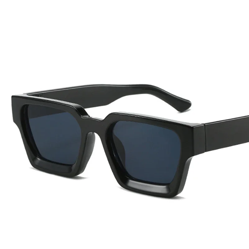 جديد UV400 التدرج مربع النظارات الشمسية الرجال الفاخرة العلامة التجارية مصمم ريترو نظارات شمسية النساء للجنسين Ins شعبية ظلال النظارات #4