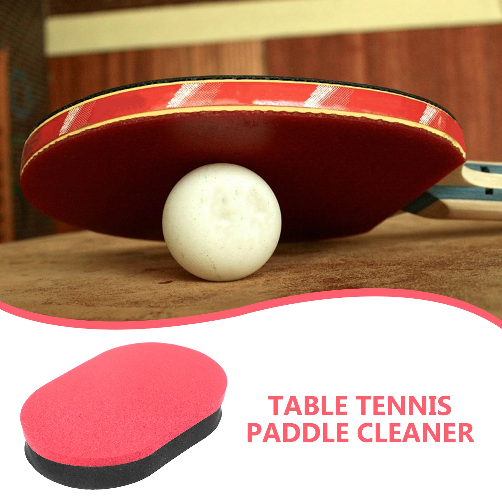

Table Tennis Racket Cleaning Wipe Multi-function Cleaners Professional Paddle Eraser Sponge Sports Anti-wear Board Child