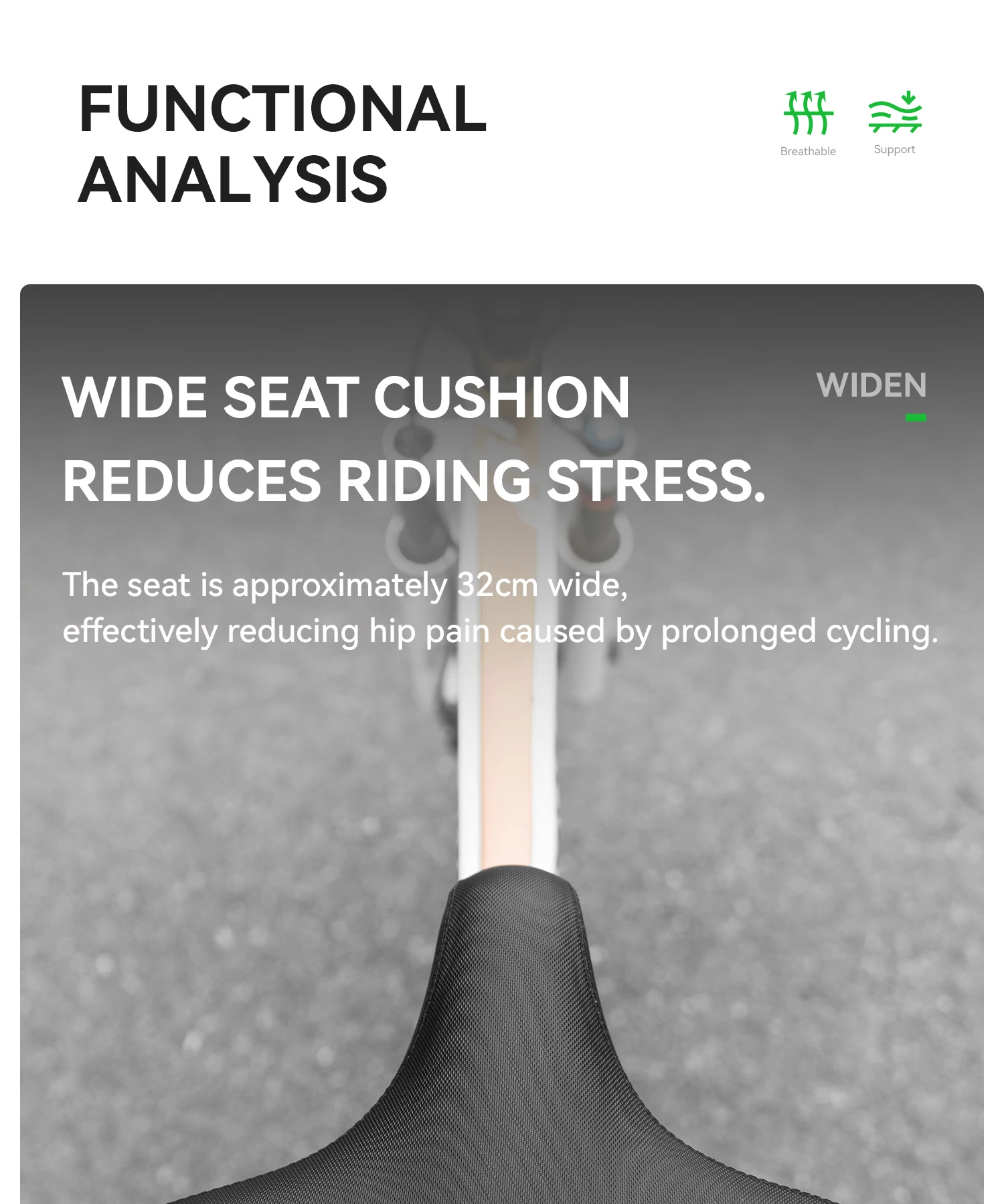 comfortable seat profile
