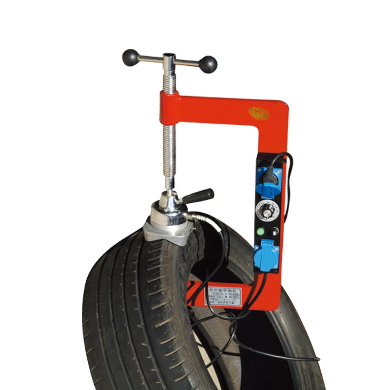 Professional truck tyre vulcanizing tire patches tube puncture machine vulcanizing tools tire repair