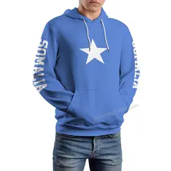 Somalia Country Flag 3D Hoodie Polyester Cool Men Women Harajuku Sweatshirt Unisex Casual Pullover Hoodies