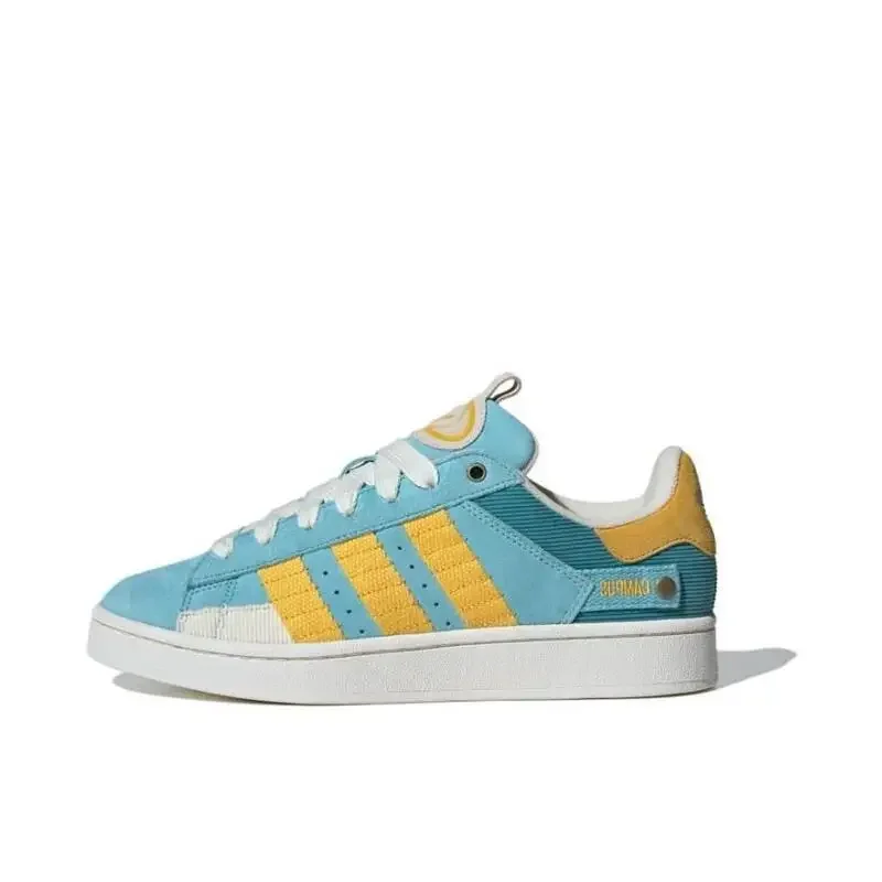 

Adidas Originals Campus 00s Мужская женская обувь для скейтбординга Нескользящая и износостойкая Голубая/Желтовая/Арктическая Океанская Синяя
