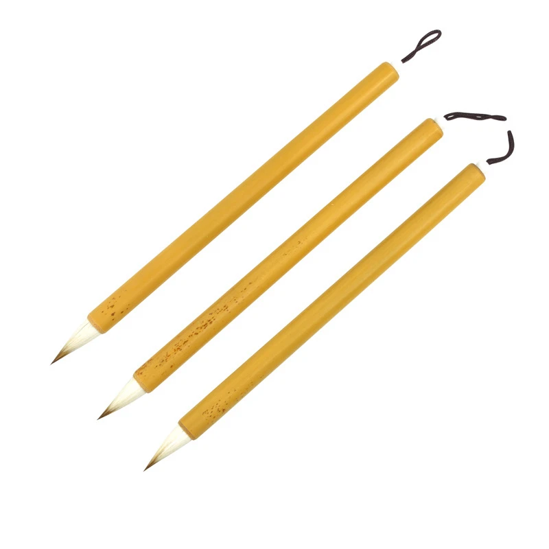 Chinese Calligraphy Brushes Multiple Hairs Small Regular Script Writing Brush Landscape Painting Brush Copy Scriptures Brush Pen