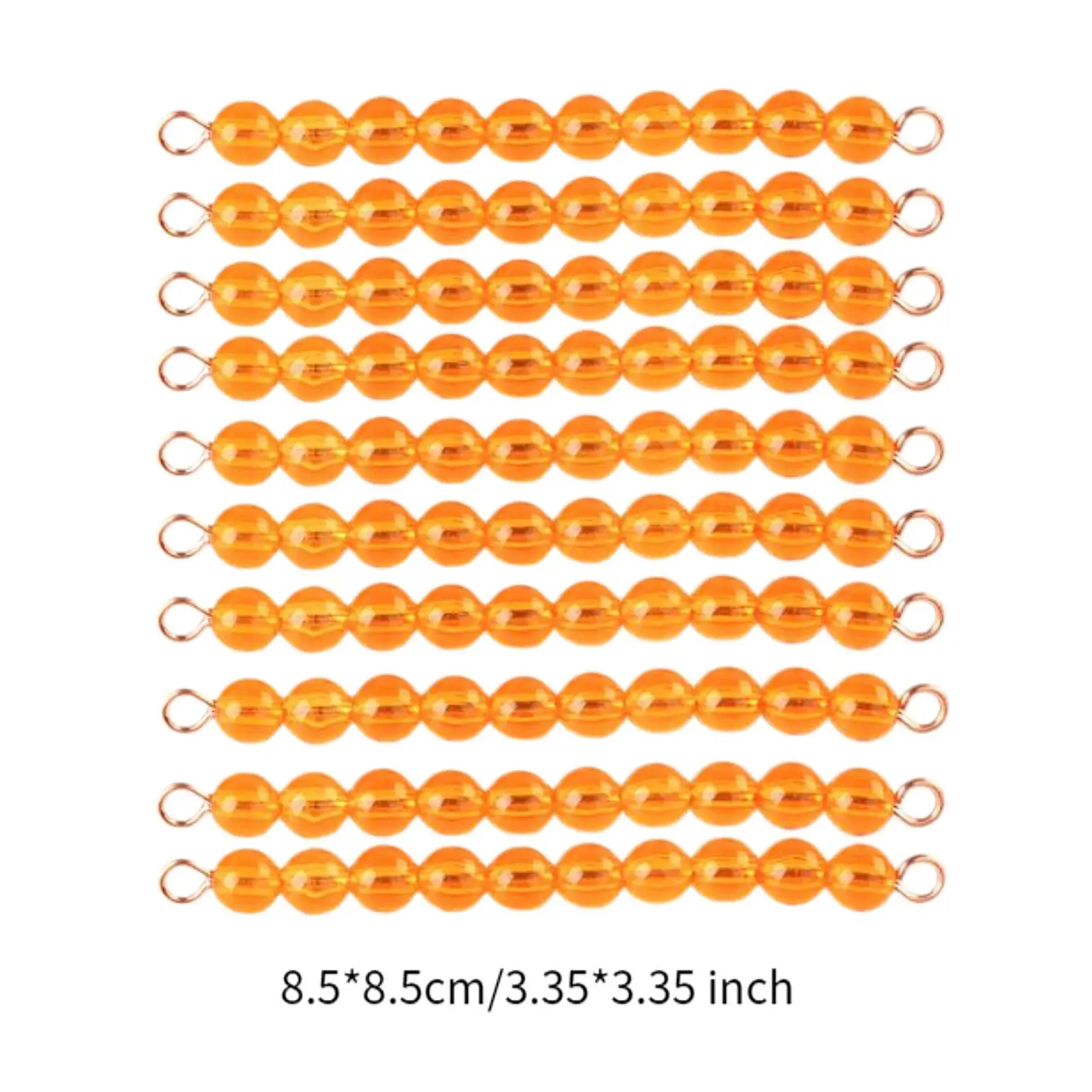 10 Stuks Montessori Kralenkettingen Wiskundige Materialen Voor Kinderen Peuters Cadeau