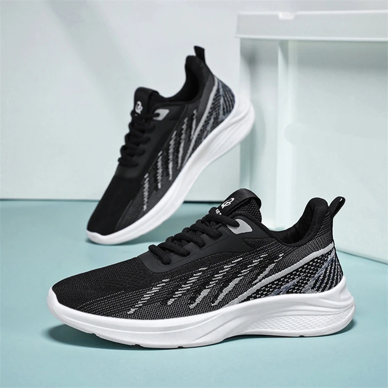 Man Sports Running Sneakers Athletic Mesh for Men Tennis Walking Shoes Students Casual Breathable Outdoor Hiking Non-slip