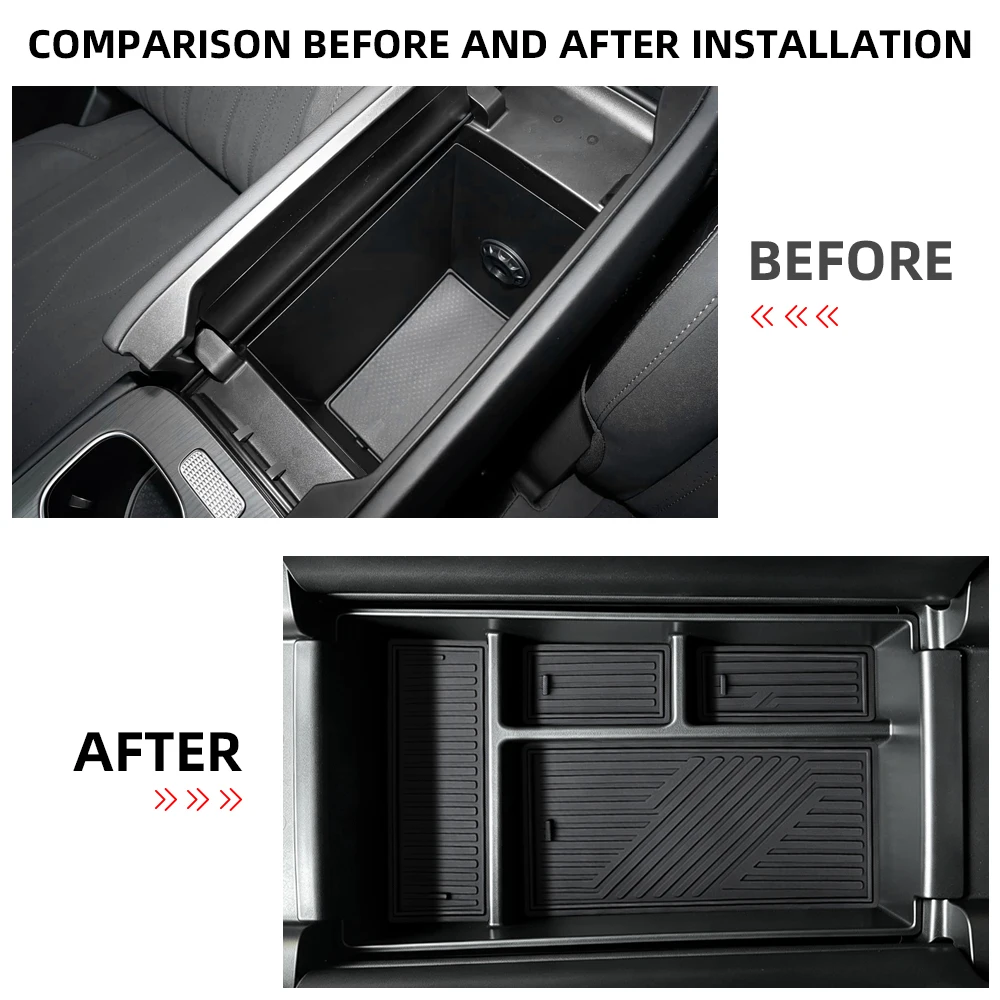 Armrest Storage Box for Chery EBRO S800 2025 2026 Central Console Organizer Storage Tray Plate Holder Container Car Accessories