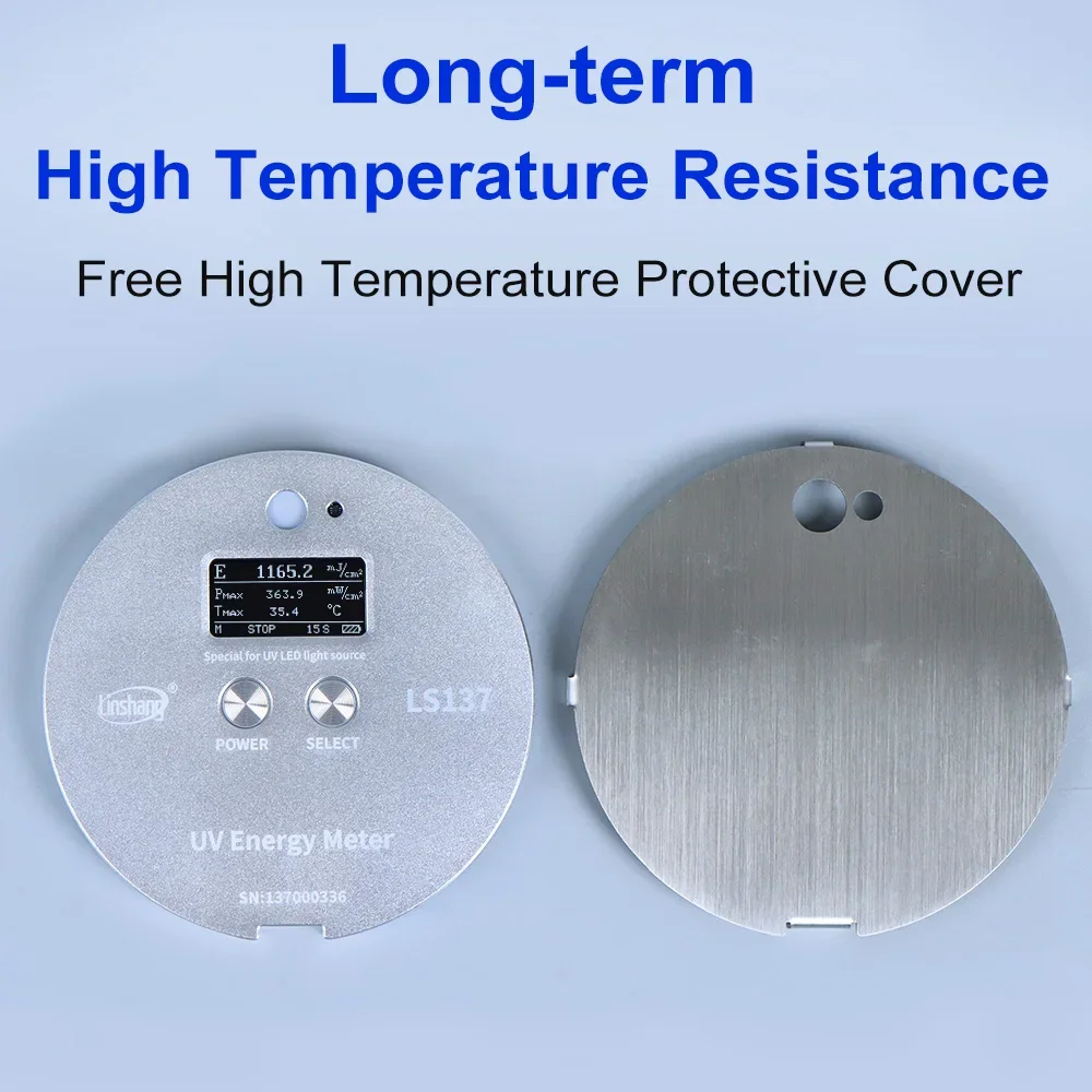 LS137 340nm ถึง 420nm UV การวัดความเข้ม UVALED Integrator Power Puck Radiometer แบบพกพา UV Energy Meter Radiometer