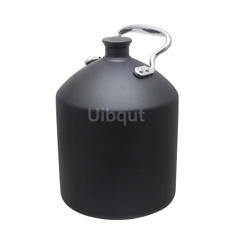 2L 3,6L 5L 8L Schwarz 304 Edelstahl Bierfass Wasserkocher Baijiu gebrautes Bier Schraubverschluss Bierfass Fass Brauen Herstellung Bar Werkzeug