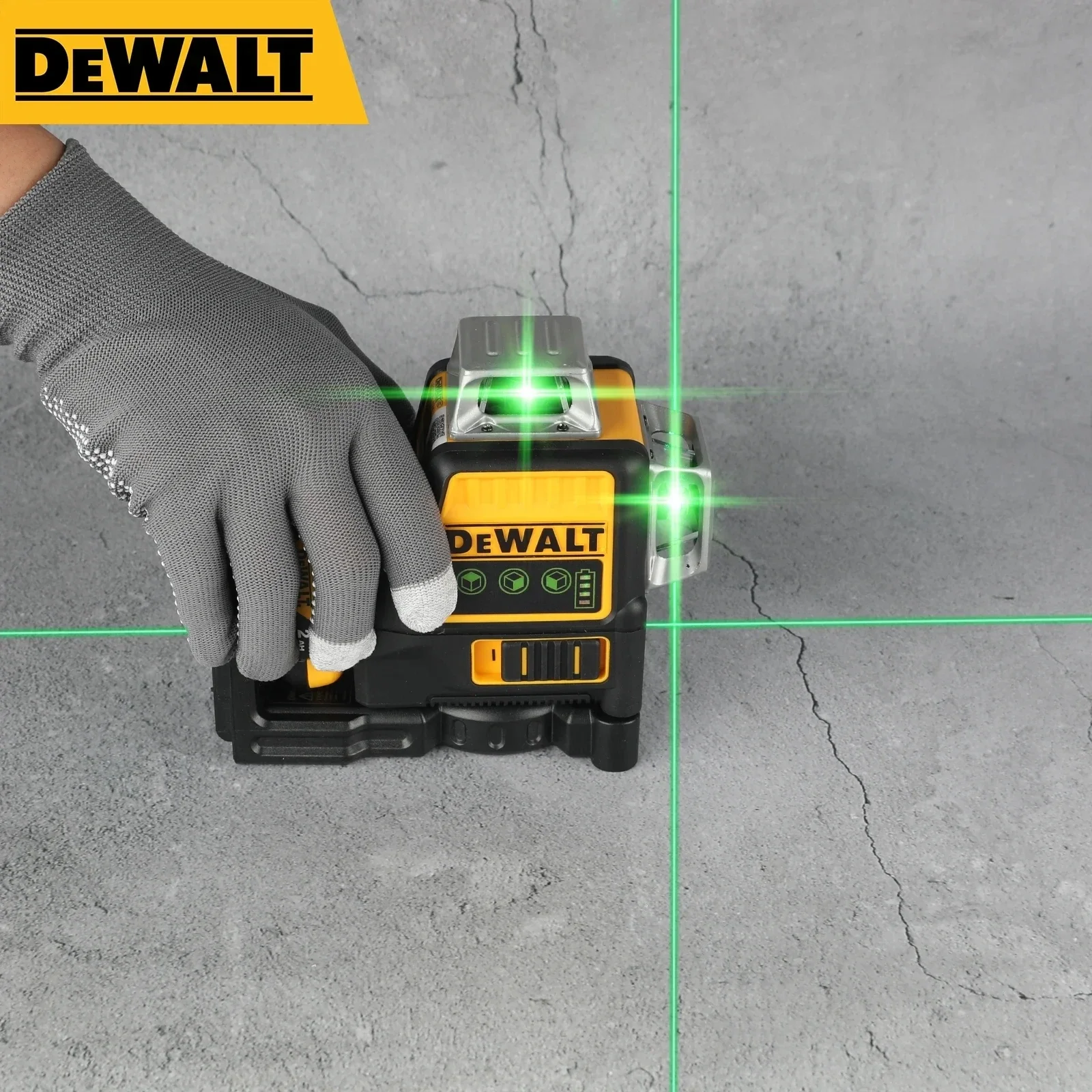 

«2025 Новый!» Dewalt DW089LG вертикальная литиевая батарея 12 В 12-проводной лазер 360 горизонтальный зеленый инструмент уличный инструмент лазерный нивелир