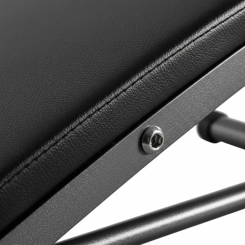 Adjustable Decline Abdominal Board 50x15 Inch For Home Gym Strength Training Full Body Workouts, Reverse Crunch Handle 6 Height Settings 600 Lbs Capacity Heavy Duty Metal Frame Fitness Equipment view 5