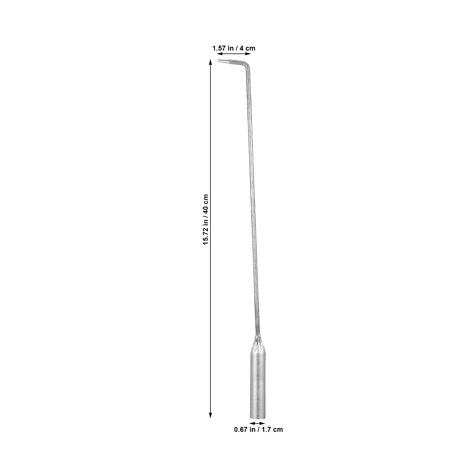 Professional Long Handle Fire Poker Made of Iron for Outdoor Fire Pit Bbq and Indoor Fireplace Use Multi Function Fireplace