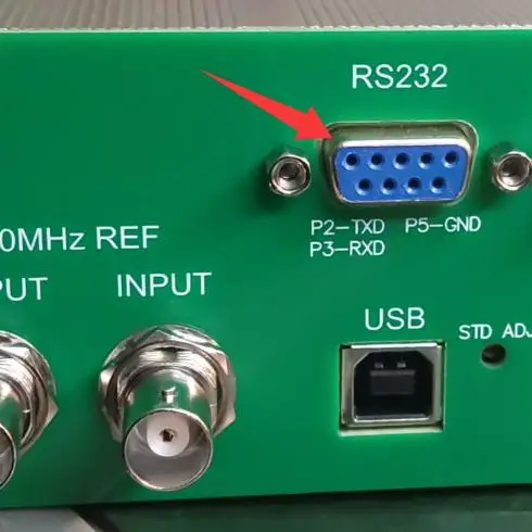 6G frequency meter, with RS232, with USB interface 2