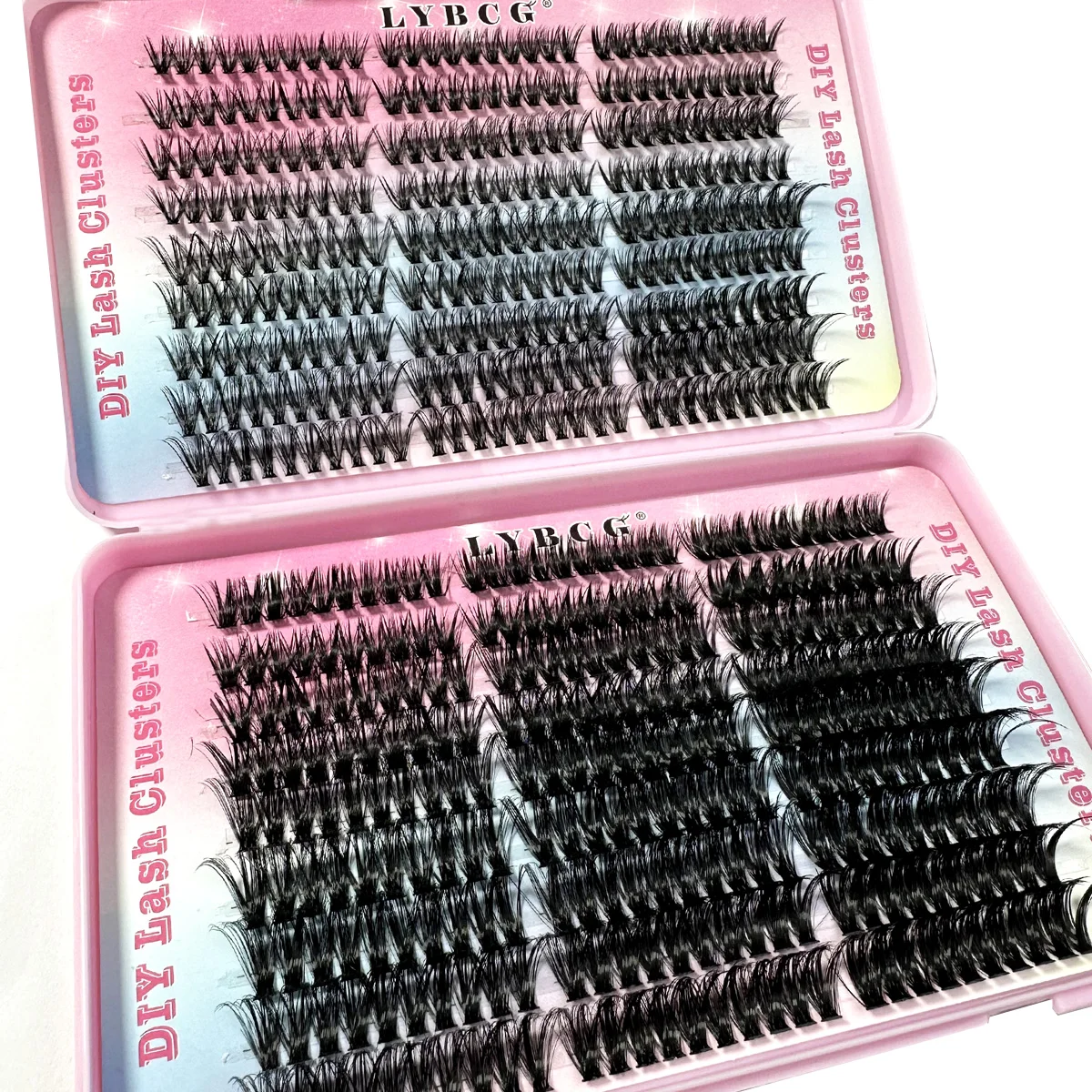 自然な30D-100D Cカール 9-17mmミックス長さ ふわふわボリュームクラスターラッシュ ソフトで快適なつけまつげ 長持ちするまつげ