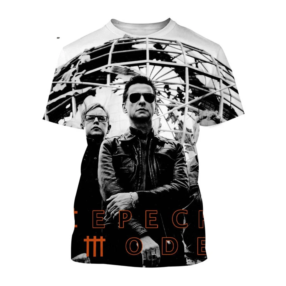 Summer Depeche Mode Play Angel T-shirt 3D print casual hip-hop street style fun cool short sleeved