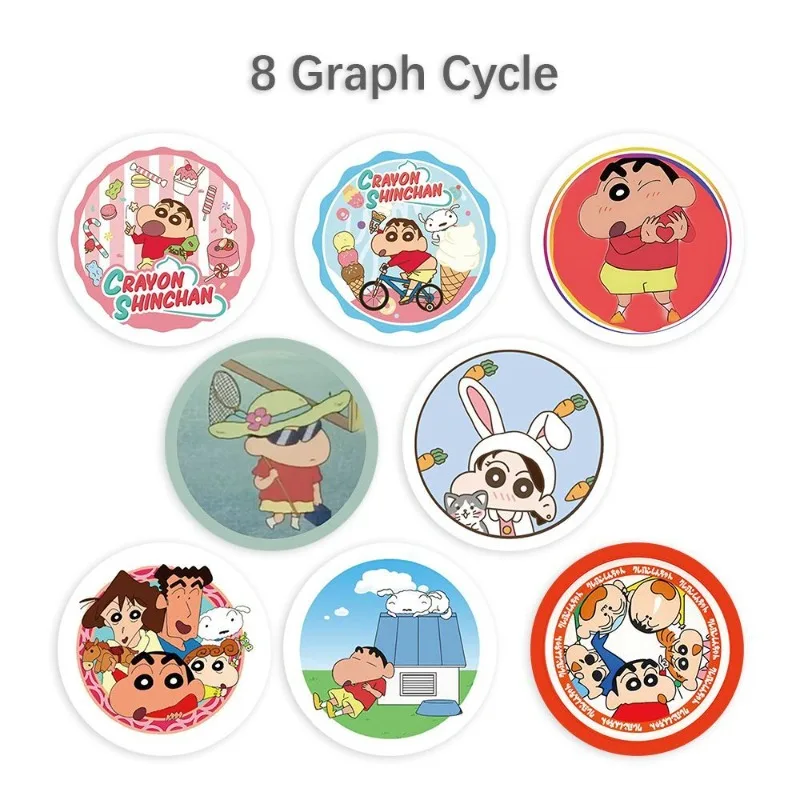 500PCS Cartoon Cute Crayon Shin-chan Roll Stickers Notebook Phone Case Water Cup Luggage Guitar Decorative Stickers Wholesale