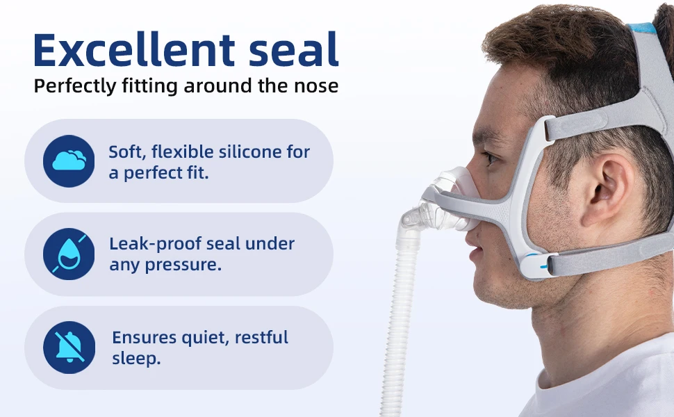N20 Nasenkissen - ResMed AirFit N20 Kissen - Nasales CPAP-Maskenkissen Ersatzteil - Weiches Silikon - CPAP-Zubehör – Detail 5