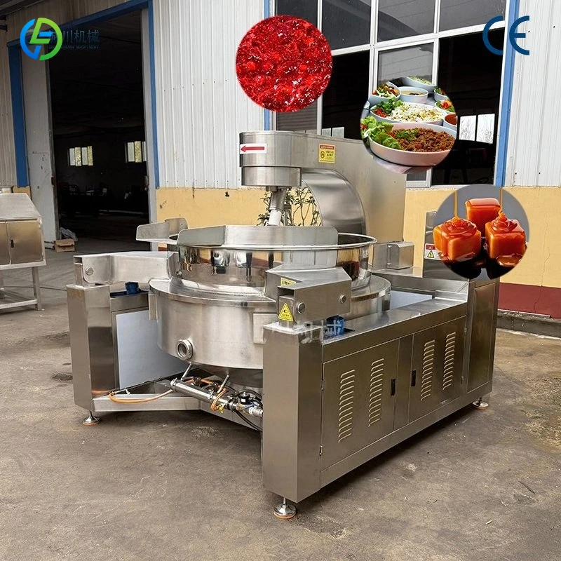 Gas Syrup Cooking Pot with Planetary Stirring for Mass Processing FL Customized