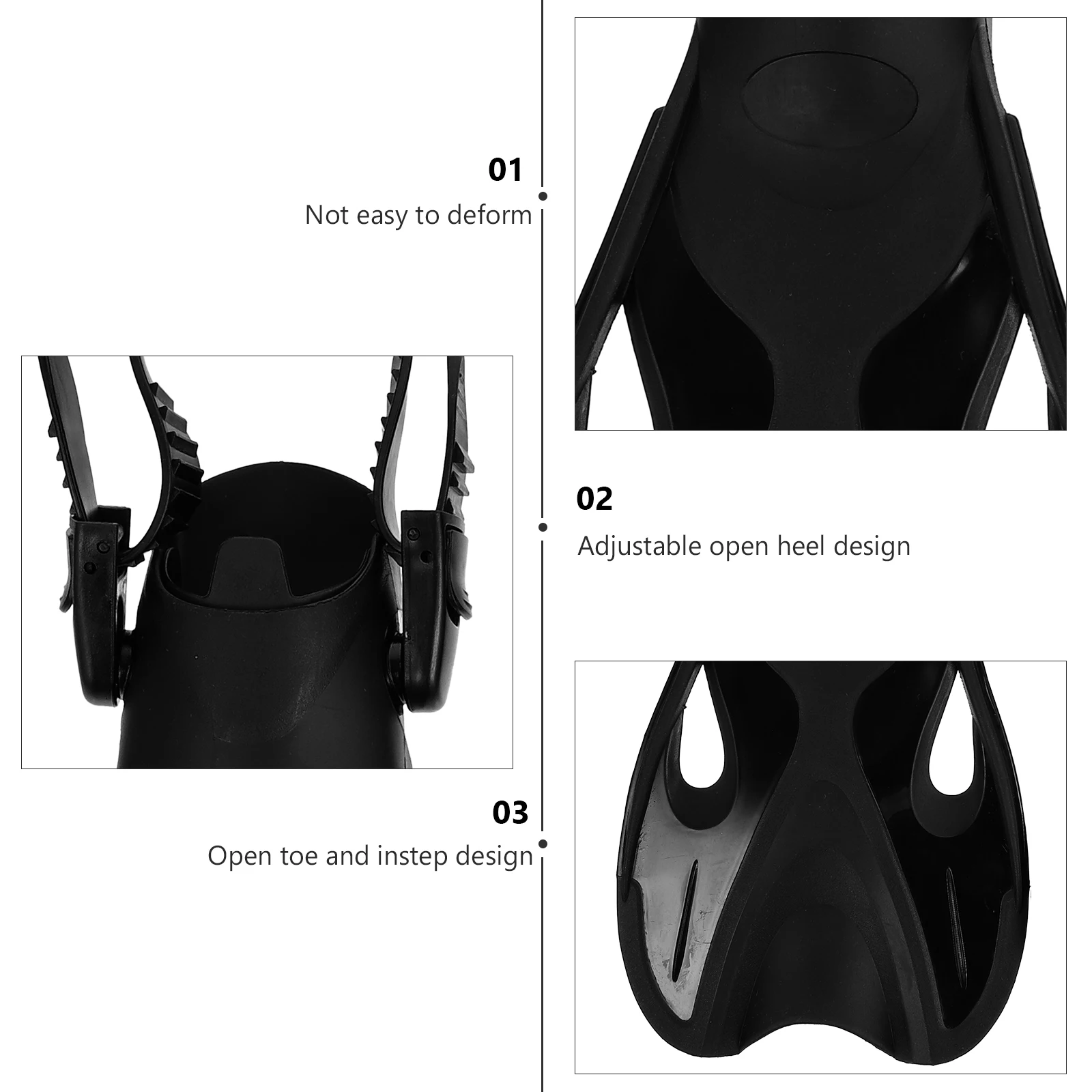 

1 Pair Kids Swim Training Fins Scuba Diving Flipper Snorkeling Swimming Soft Portable Compact Lightweight