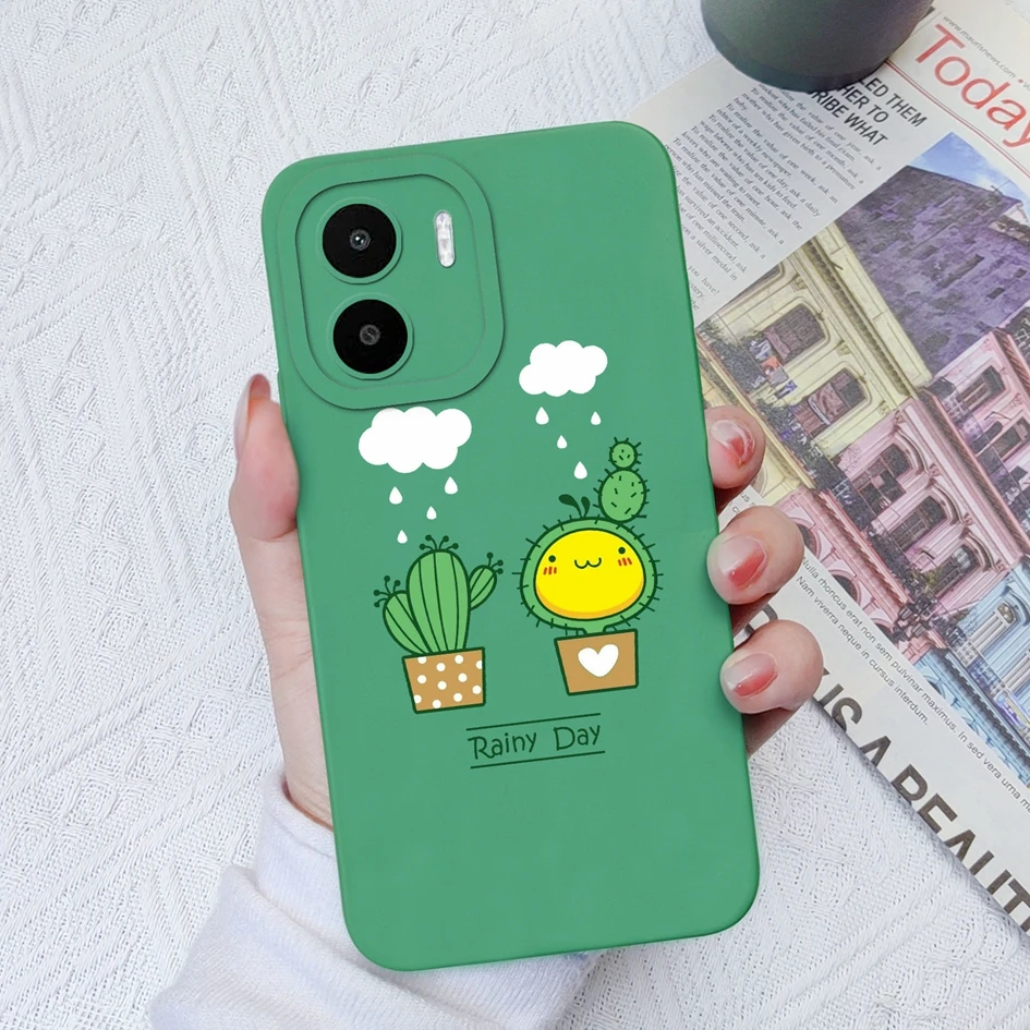 Case For Xiaomi Redmi A1 A2  A1 Plus A2 Plus New Cute Shockproof Dinosaur Panda Silicone Soft TPU For Redmi A1+ A2+ Funda Bumper