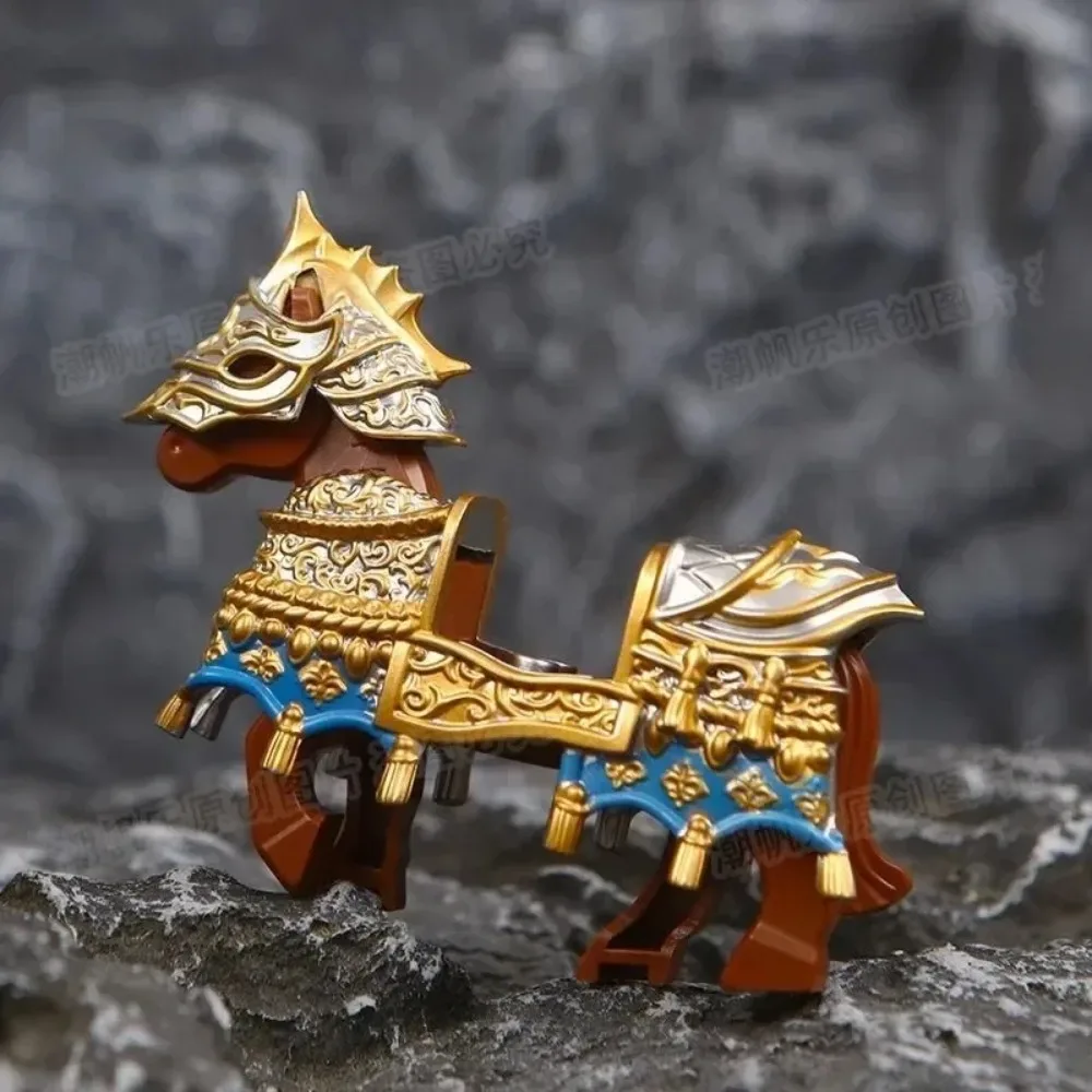 5cm Smart E Three Kingdoms Period Anime Figure Peripheral Plastic Model Assembled Building Blocks Puzzle Games Desktop Gift Toys