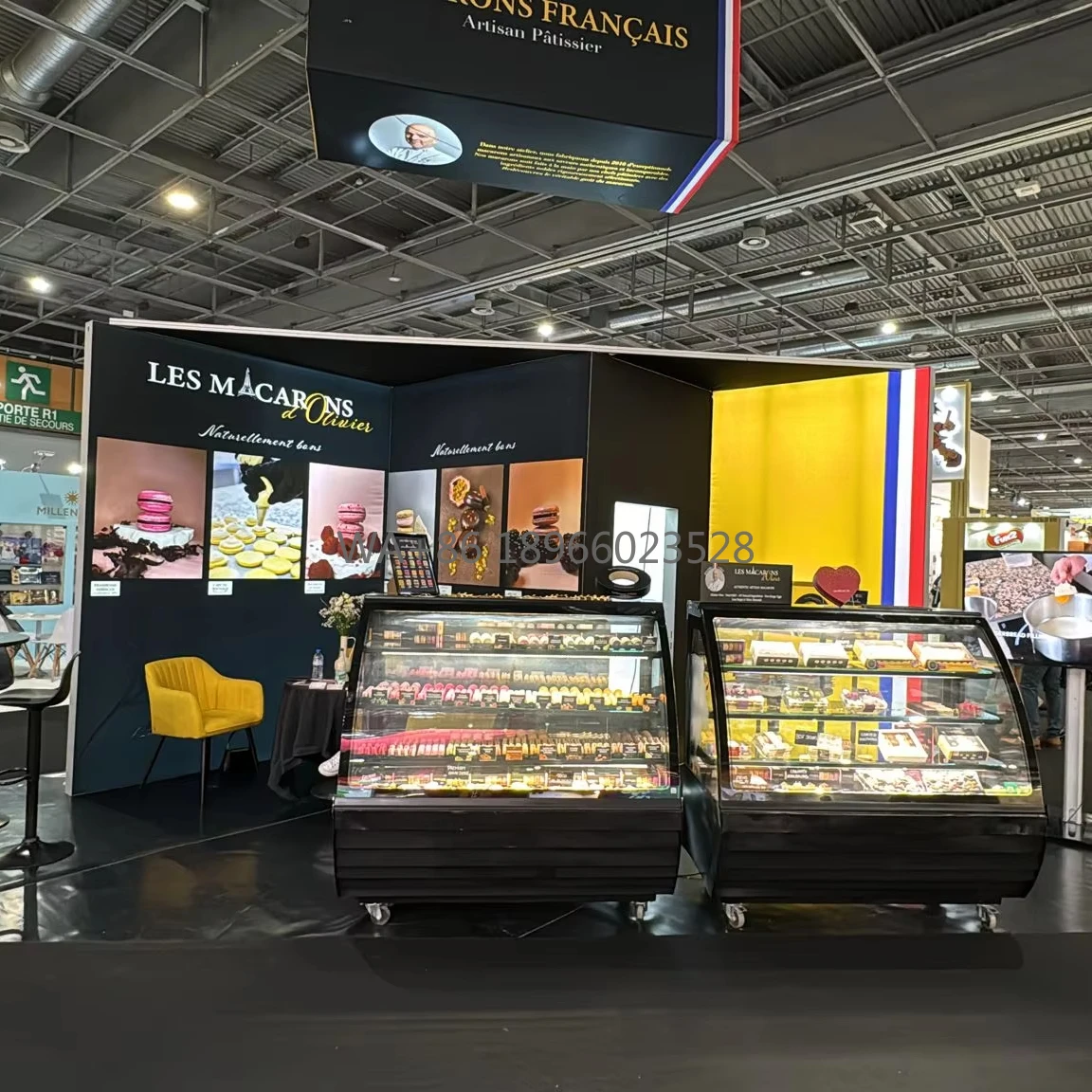 Food Industry Summer Fancy Food Show 20x20 Einzigartiges LED-Beursstandsdesign mit Hintergrundbeleuchtung