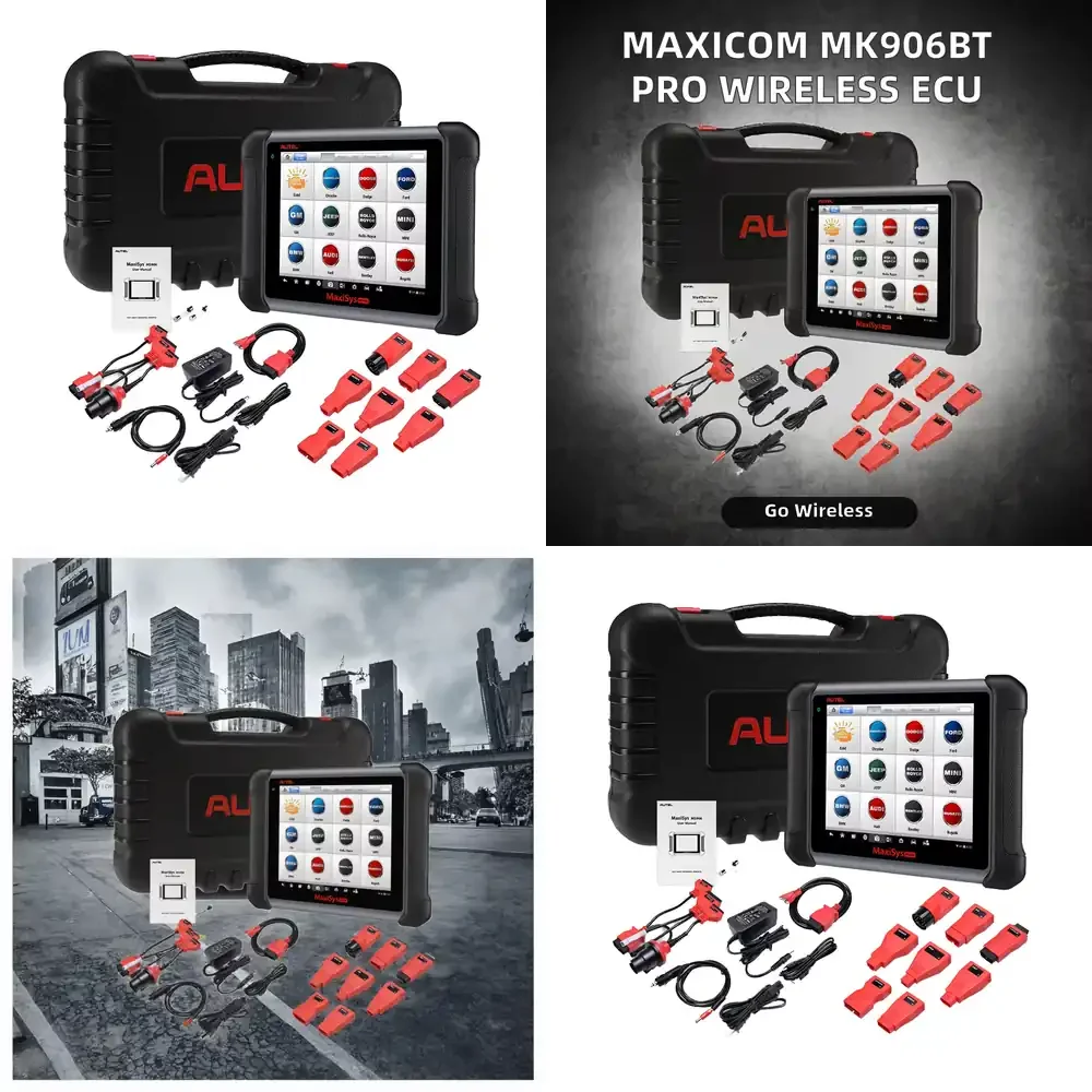 

ECU Coding Battery Tester for MaxiCom MK906BT PRO OBD2 Car Diagnostic Scanner 12V Wireless Automotive Diagnostic Tool for