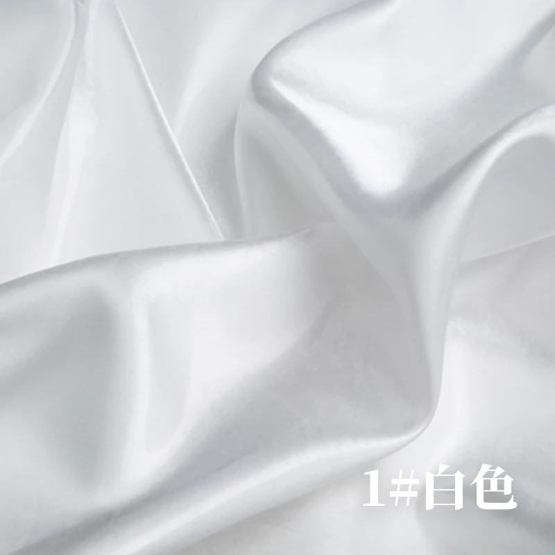 Liquid Water Glossy Reflective Fabric By The Meter for Wedding Dresses Clothing Sewing Designer Cloth Diy Decorative Soft Drape