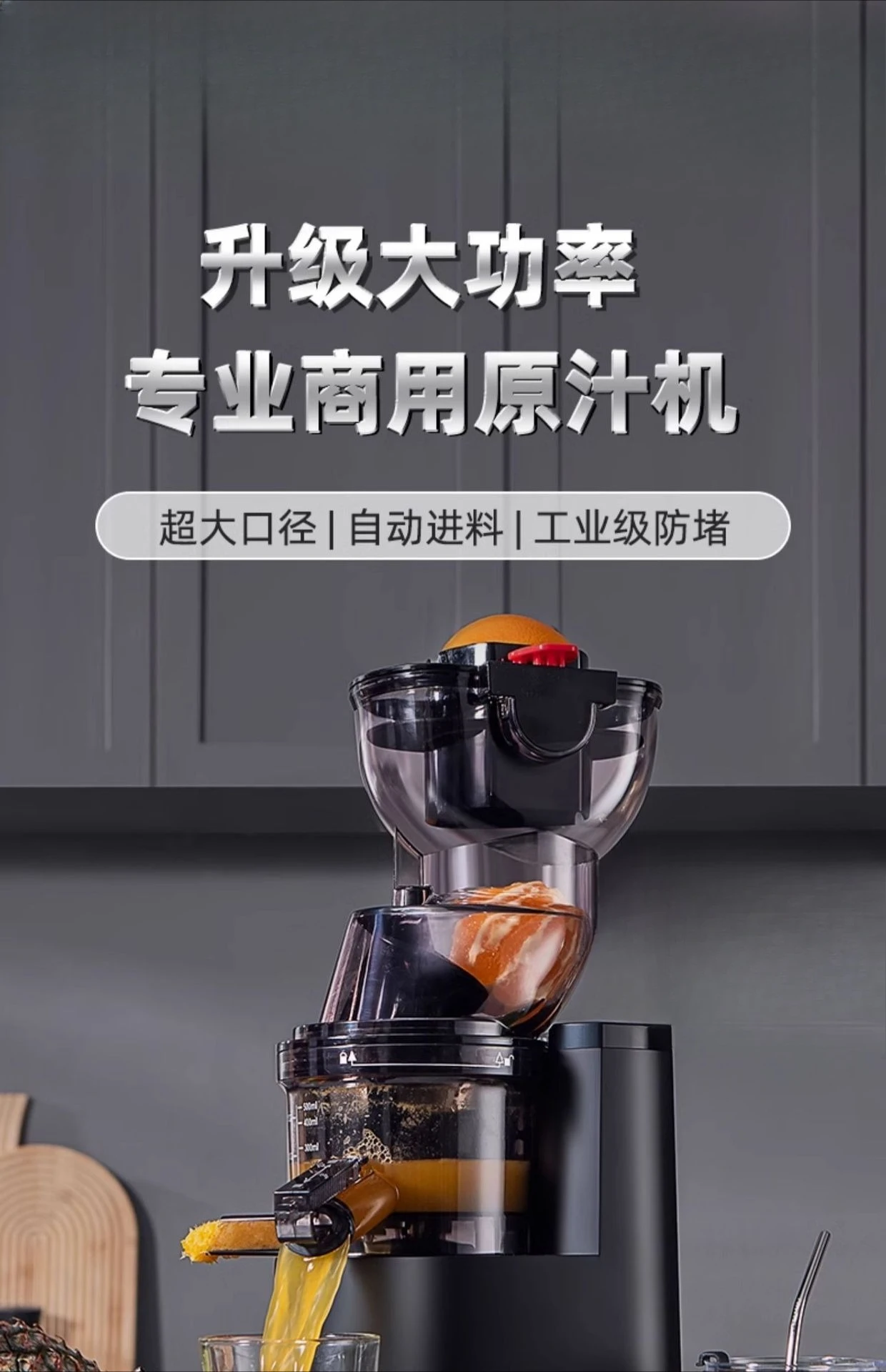 Machine à jus cru de séparation de jus de scories, stand commercial