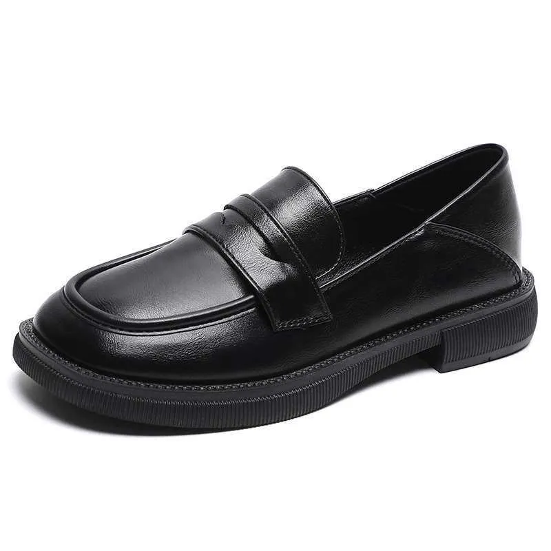 black-british-leather-shoes-women's-chunky-heel-spring-fashion-single-shoes-breathable-inner-fabric-pig-skin-epr-outsole