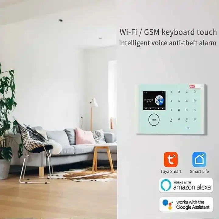 Wholesale Home Automatic Home Burglary Alar System Wireless GSM WiFi Tuya Smart House Office Security Fire Alar Control System