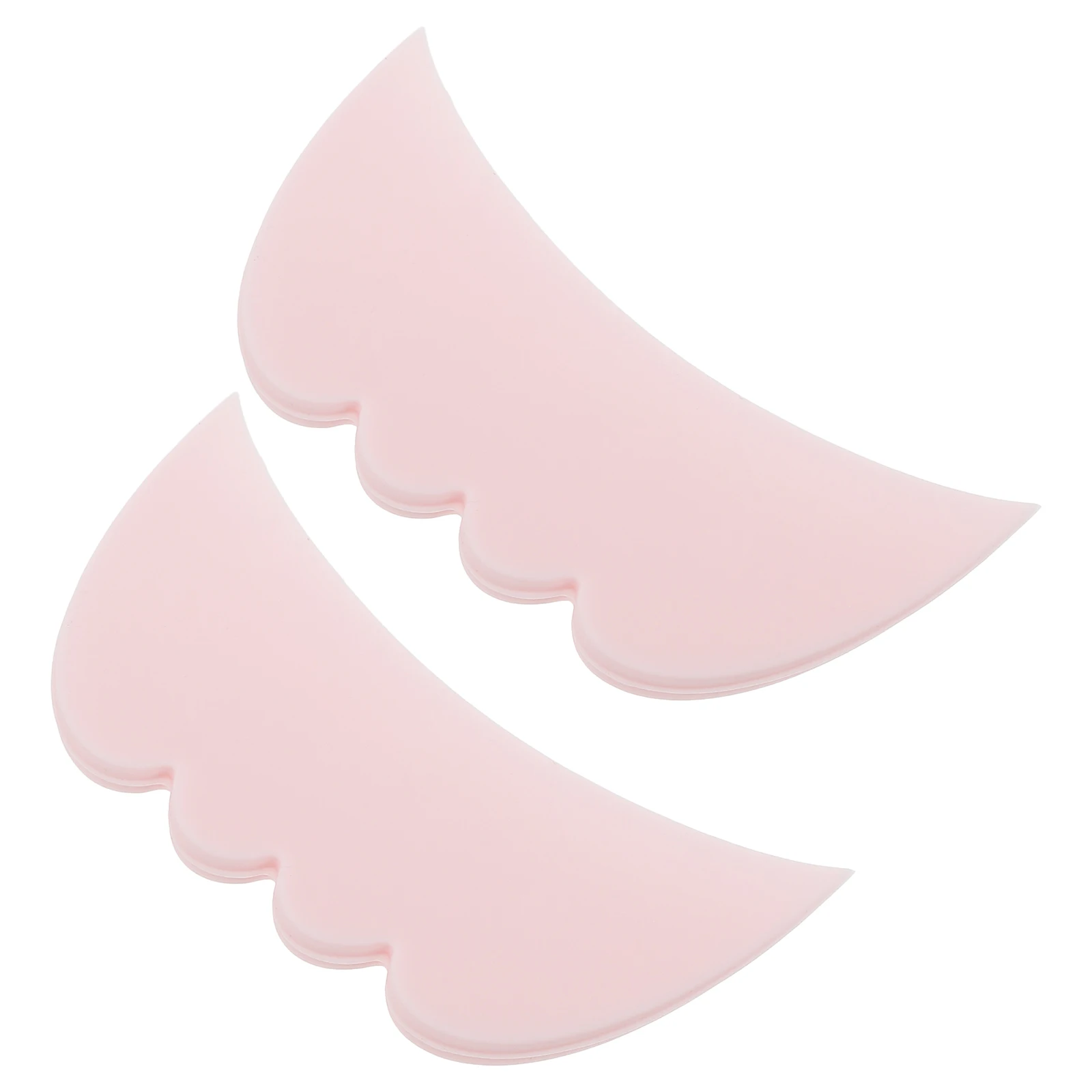 

2 Pcs Makeup Assistant Soft Silicone Eyeshadow Stencil Mascara Eyeliner Guide Replaceable Pads Travel Size
