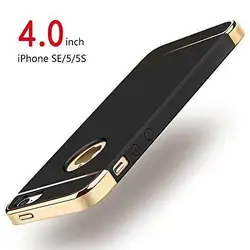 iPhone 5 Case, iPhone 5s Case, iPhone SE 2020 Case, Luxury 3 In 1 Case Ultra Slim Hard Cover Phone Casing