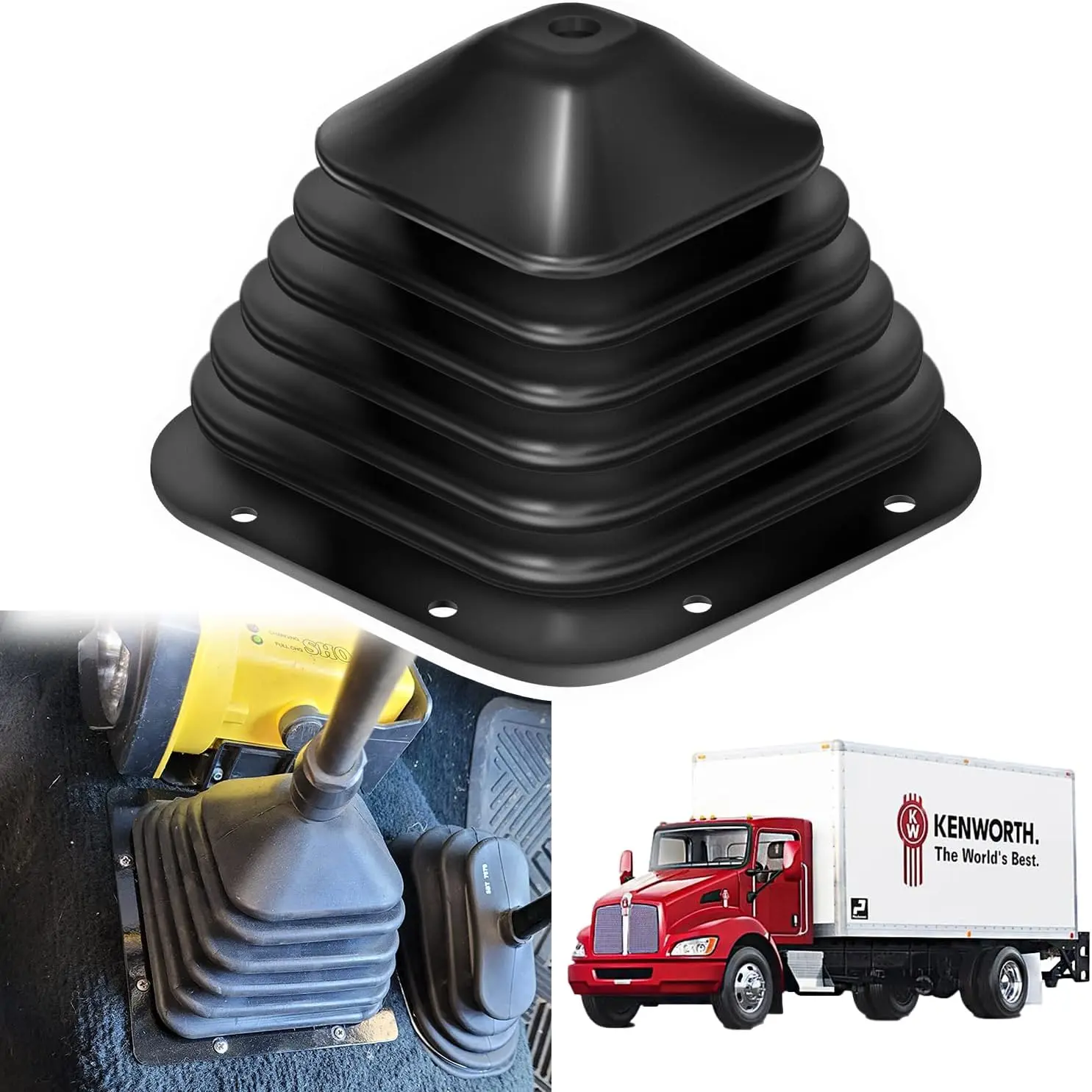 

TML 924-5405 Automatic/Manual Transmission Shift Boot Compatible with Select Kenworth Models,Replace OEM K042-79.